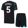 Officiële Voetbalshirt + Korte Broek Manchester City Stones 5 Derde 2023-24 - Kids